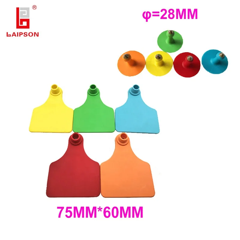 Laipson best quality tpu cattle and cow earring tags for livestock