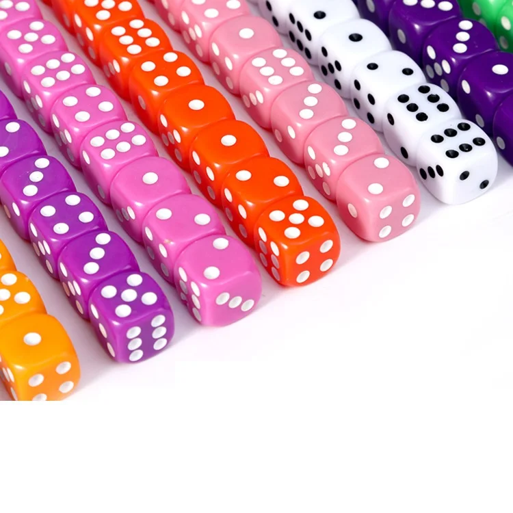 W Round custom rpg polyhedral dice set acrylic dnd dice set