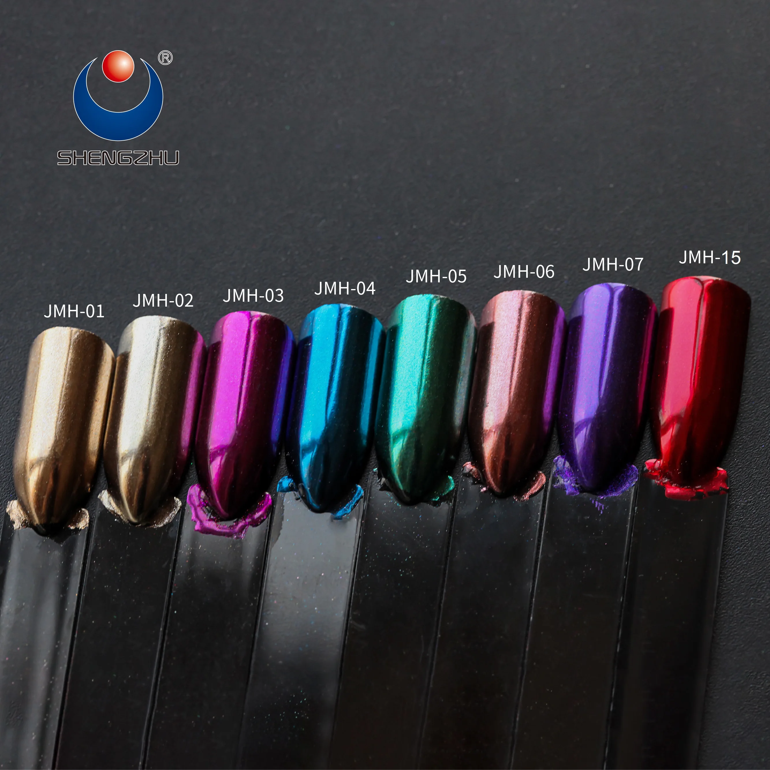 Shengzhu hot sale chrome  mirror effect pigment powder for nails painting