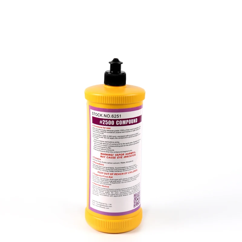 ISO 9001 certificated no silicone no wax polish  water based medium cutting Compound,Rubbing compound, abrasive polish wax