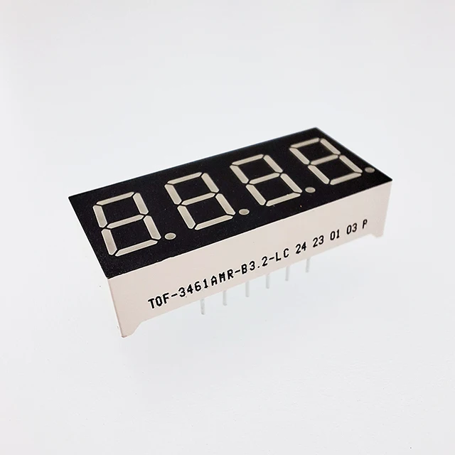Hot Selling Ultra Red Digital Display Screen 4 Digit LED Module Display 14*30*7.2Mm LED 7 Segment Display