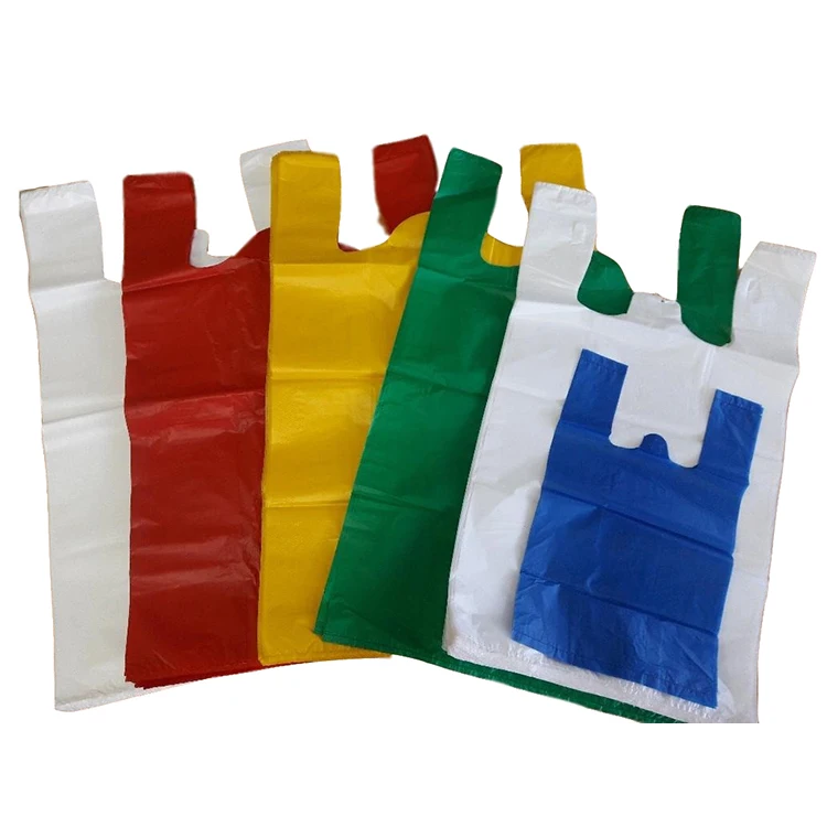 Футболка высокой плотности упаковывая полиэтиленовые пакеты hdpe
