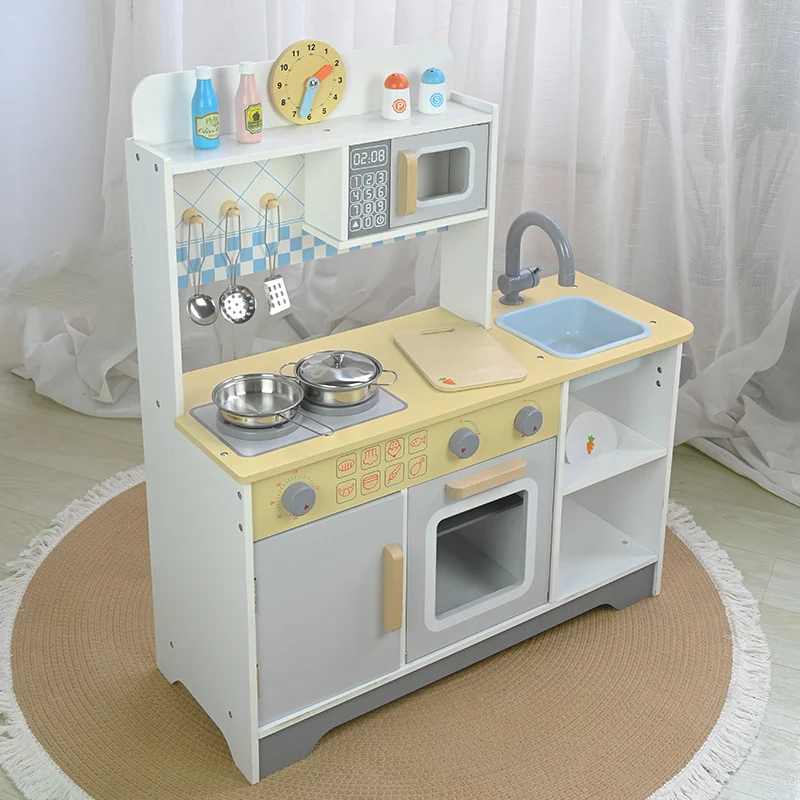 Children Simulation Kitchen Toy Pretend Play Preschool Kitchen Cooking Sets For Birthday Gifts