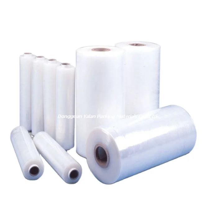 Waterproof Stretch Film Jumbo Roll Single-Sided Acrylic Adhesive PE Material for Machine Use in Carton Sealing