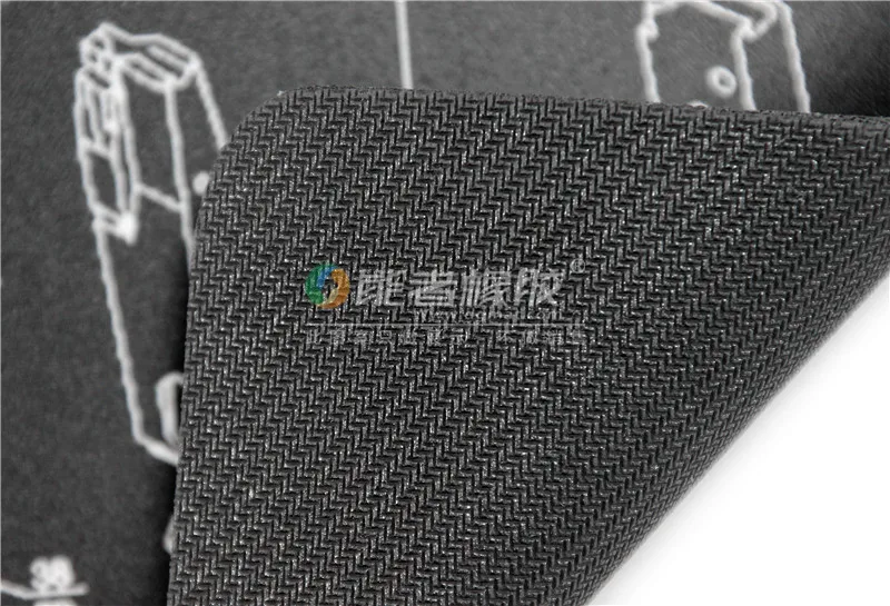 custmo logo natural rubber waterproof gun  cleaning mat