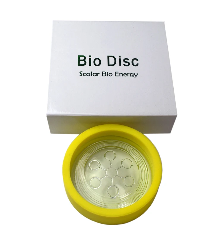 Newest Version Glass Material Alpha Spin Bio Disc 2 And 4 With Negative Ion