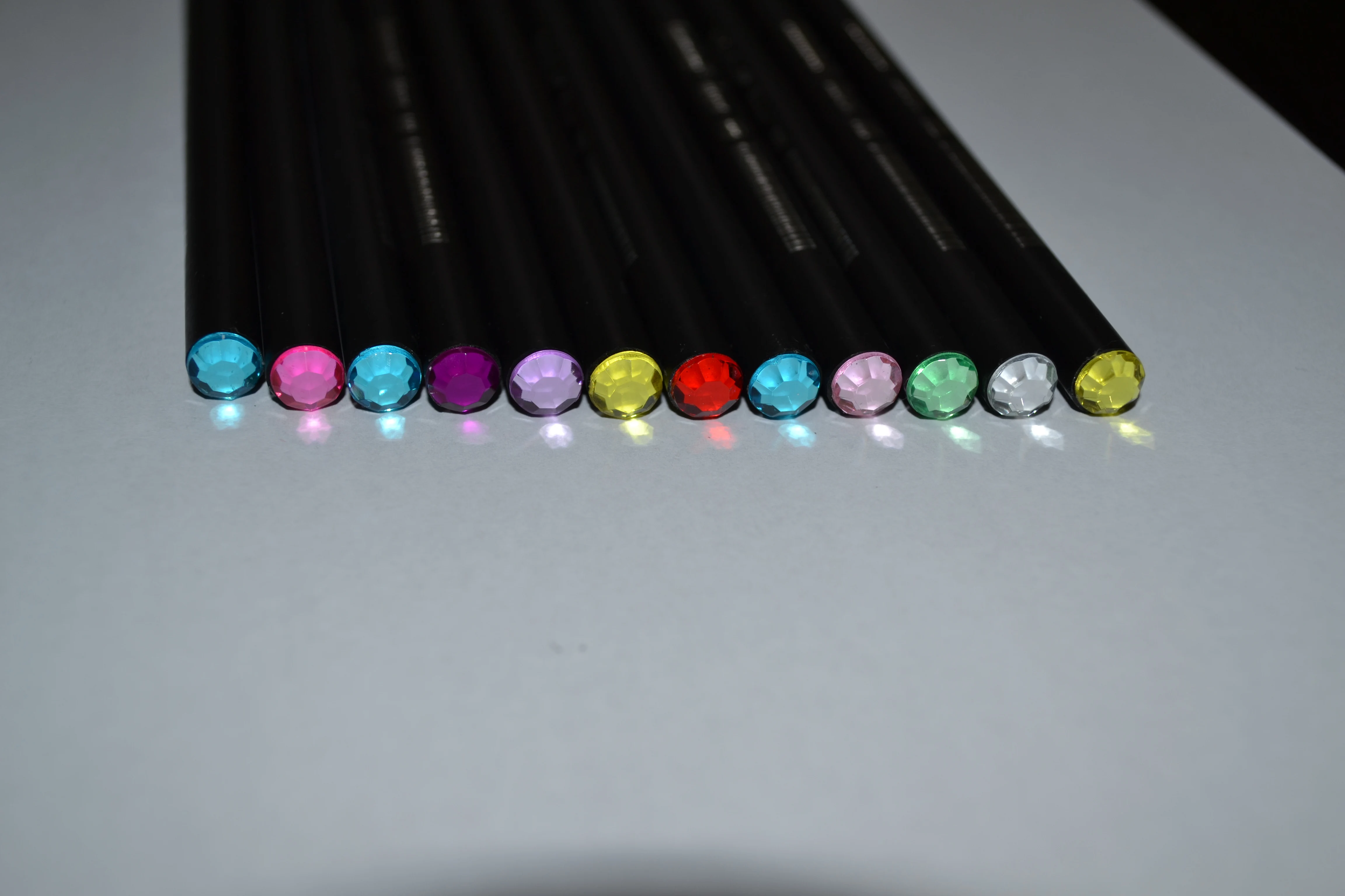 Hot sale 7 inches wooden pencil HB Crystal Pencil