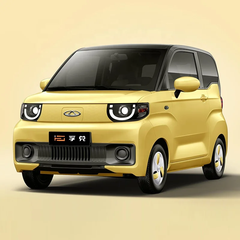 2023 ev cheap 4 wheel used small 3-door 4-seat adult electric mini chery new energy cherry qq ice cream car made in china