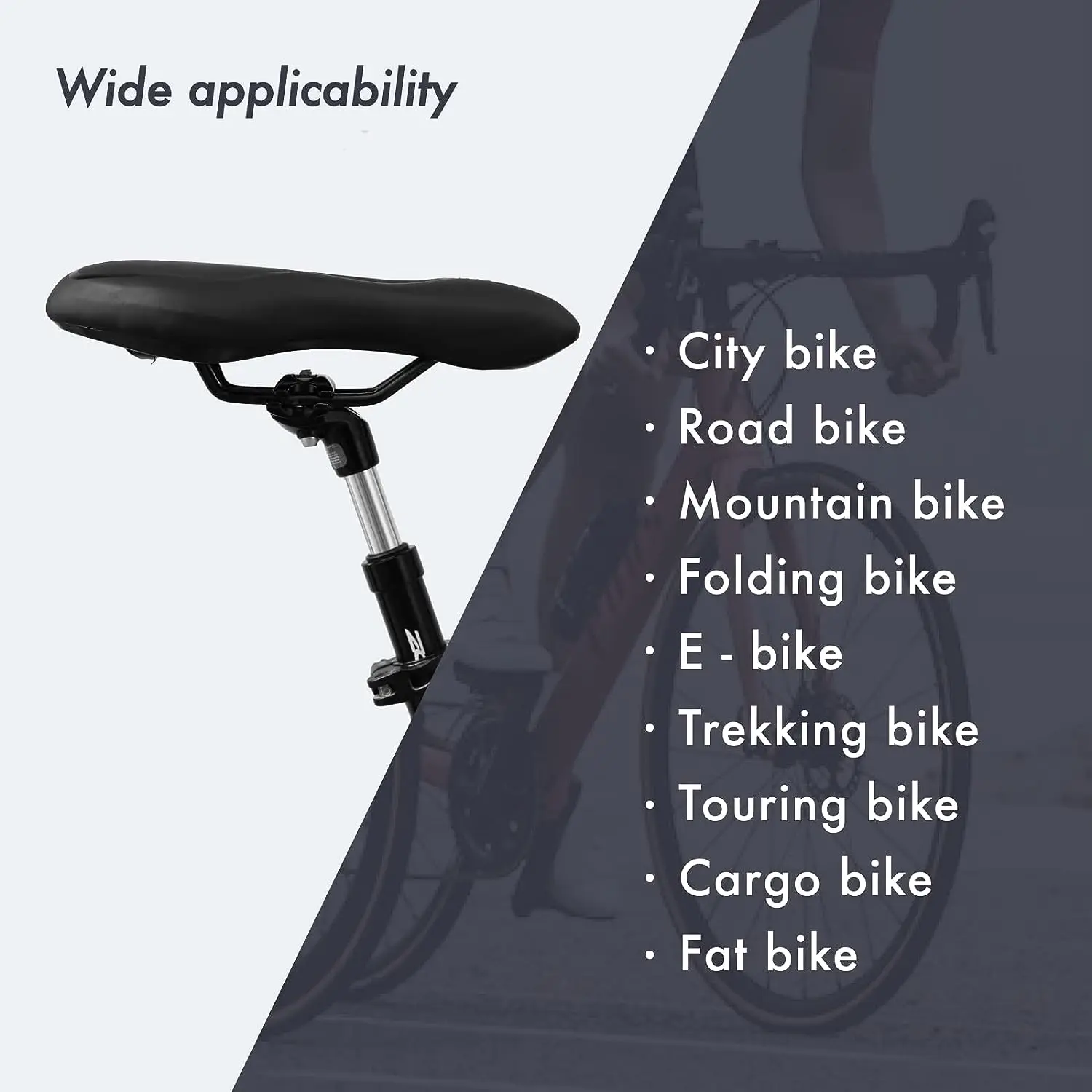 Factory Direct Wholesale City Road Bicycle Bike MTB BMX Electric Bike Shock Absorbing Spring Suspension Seatpost