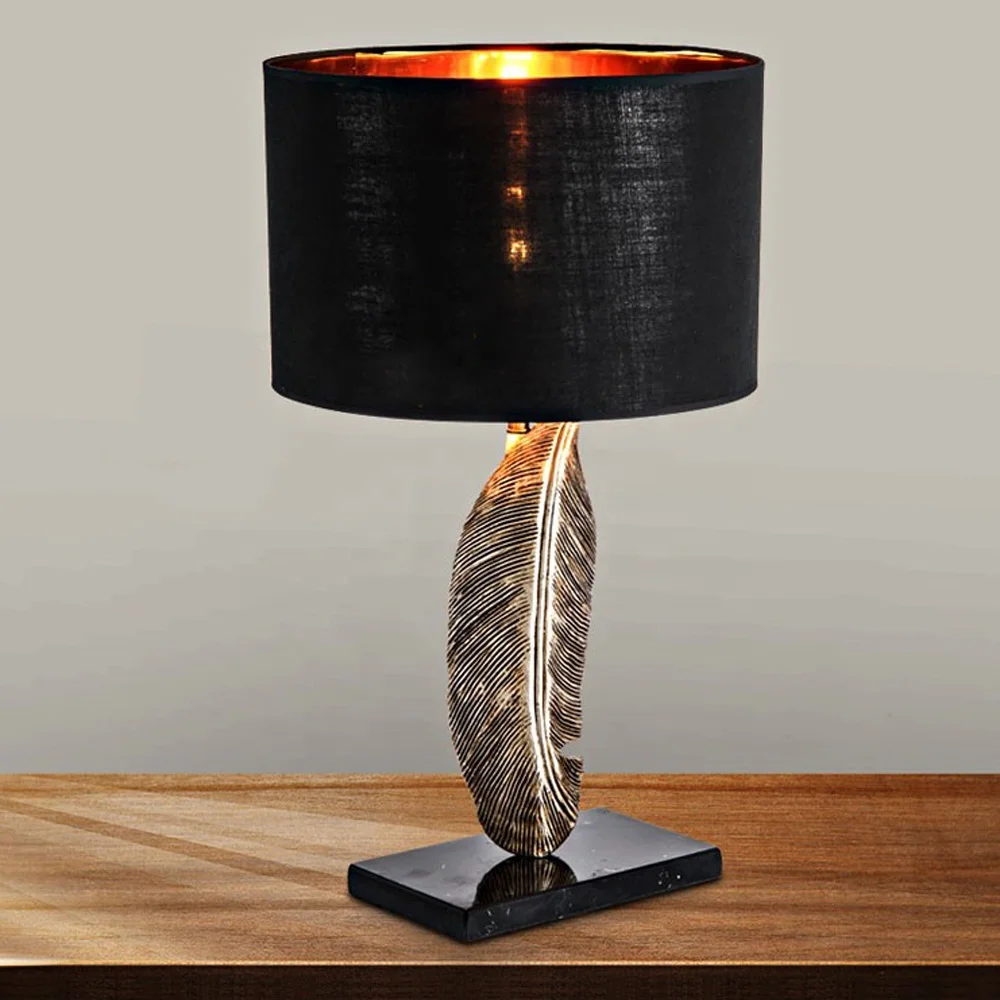 
 Мраморная настольная лампа в форме артикула для гостиницы в помещении, уникальный дизайн, боковая настольная лампа для украшения  