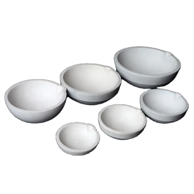 Fused Silica Smelting Dish Crucible for gold melting