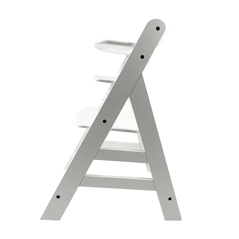 New Popular Style Gray kids High Chair Wooden Adjust Convertible Adjustable Toddler Baby Dining High Chair