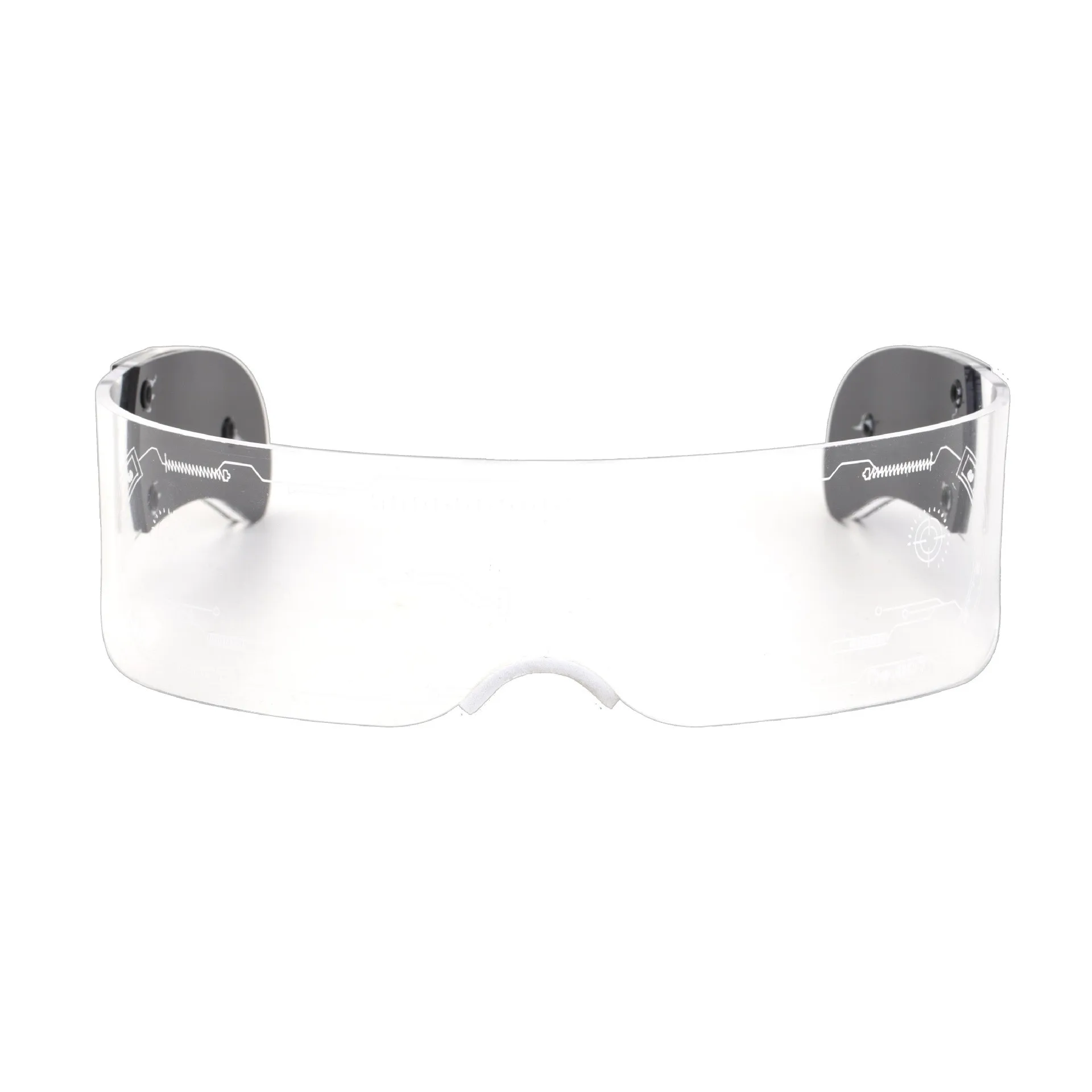 2022 Creative Technology LED Light Luminous Glasses Cyberpunk Luminous Party Glasses