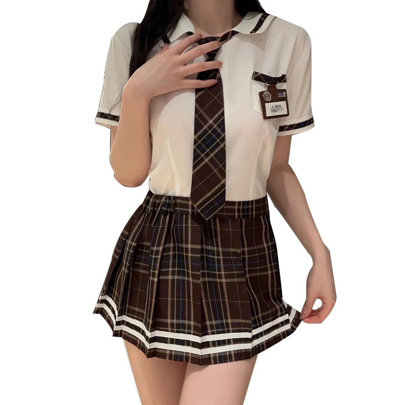 schoolyard honey play set cosplay preppy school girl role play student costume GR3138