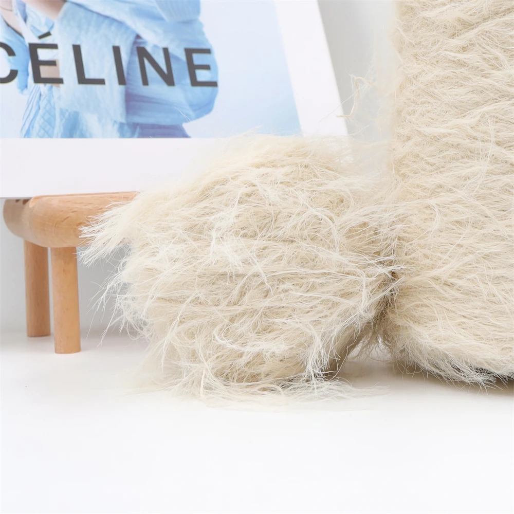 Brightly Colored 8cm 100% Nylon Feather Fancy Yarn for Knitting Sweater