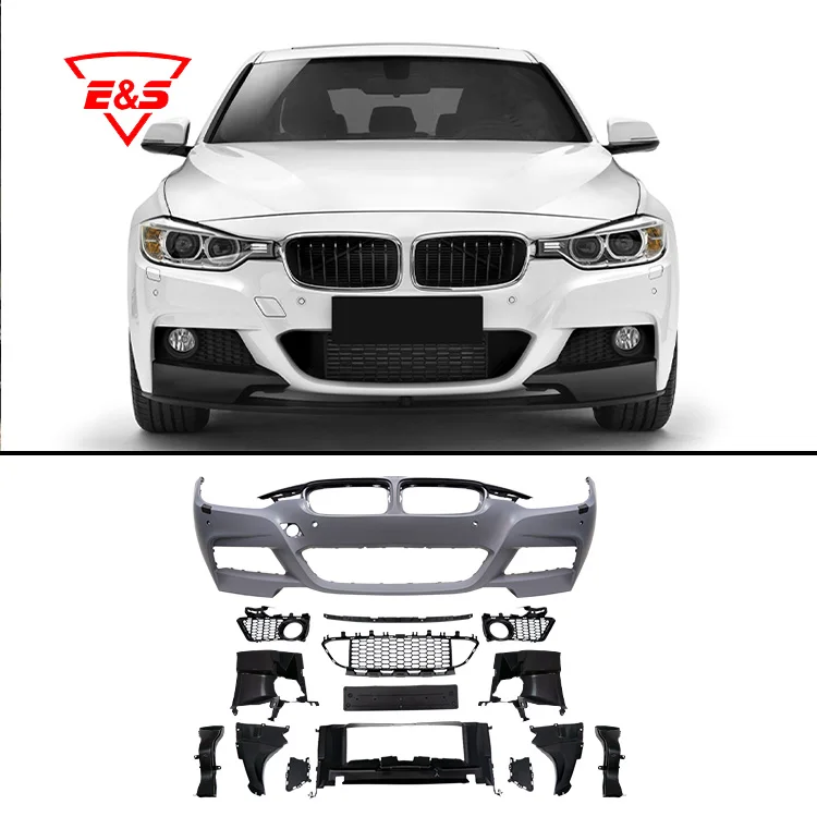 High Quality M-Tech PP Body Kit For BMW 3 Series F30 F35 2012-2017 Body Kit Front Rear Bumper Side Skirts