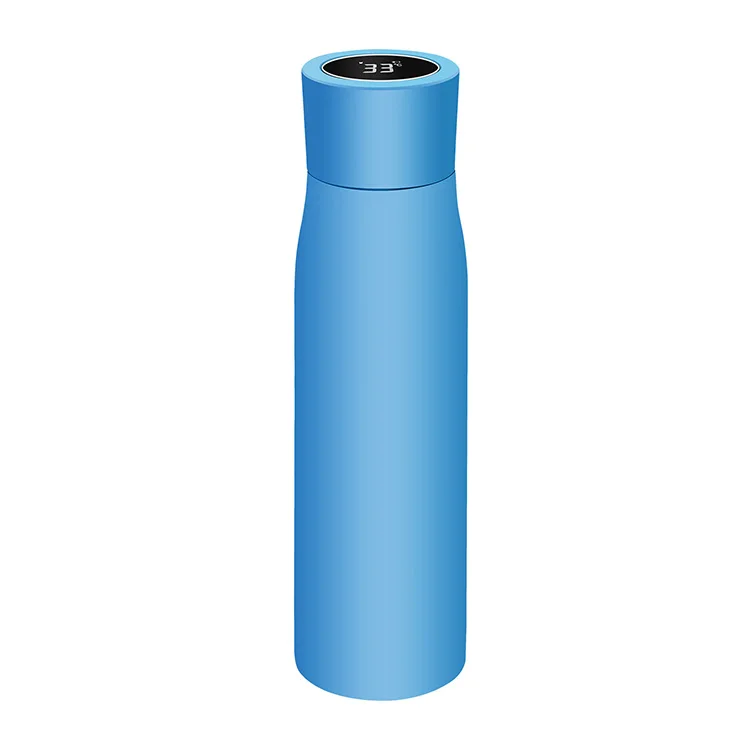 500ml OEM Stainless Steel, UV Light Self Cleaning Water Bottle Insulated Vacuum Online Sterilizing Sports Water Purifier Bottle