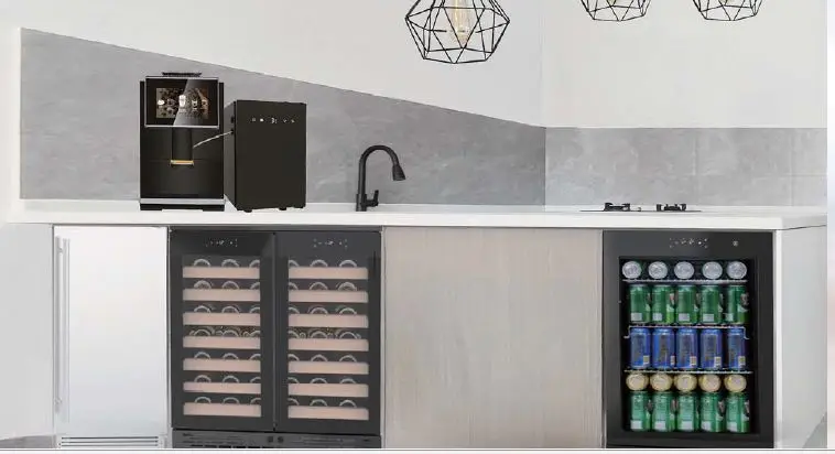 High Quality Wine & Beer & Beverage Cooler 88L with Removable shelves