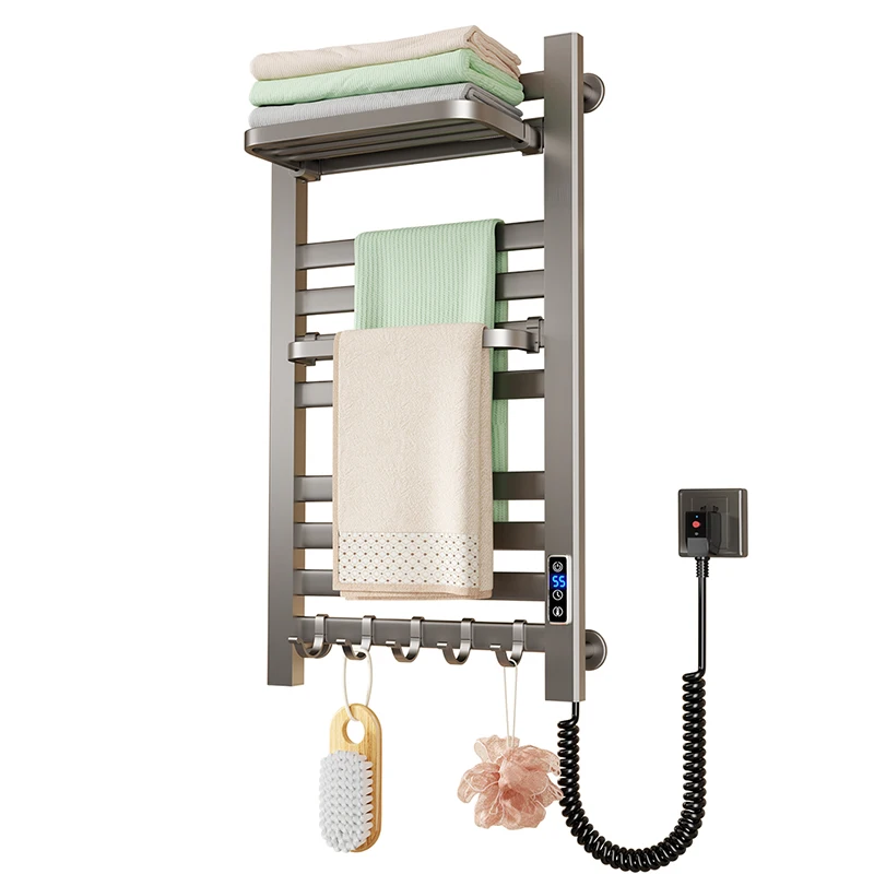 CE Certificated Wall Mounted Clothes Radiator Aluminum Modern Heated Electric Heating Heat Towel Rack Towel Dryer