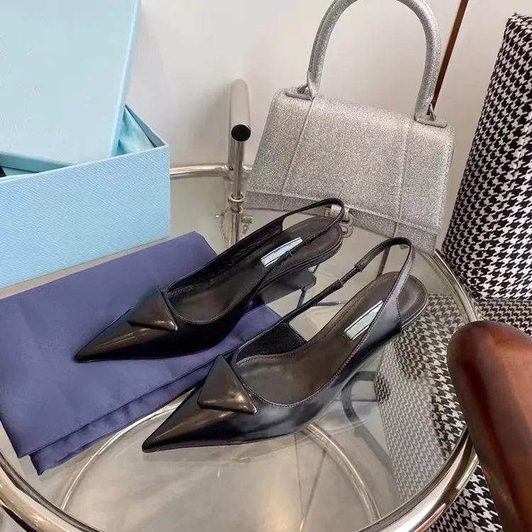 Brand Fashion Sexy Women Pumps Sandals Famous Summer Wedding Shoes Classic Thin Heels Elegant New Heels For Ladies Pointed Toe