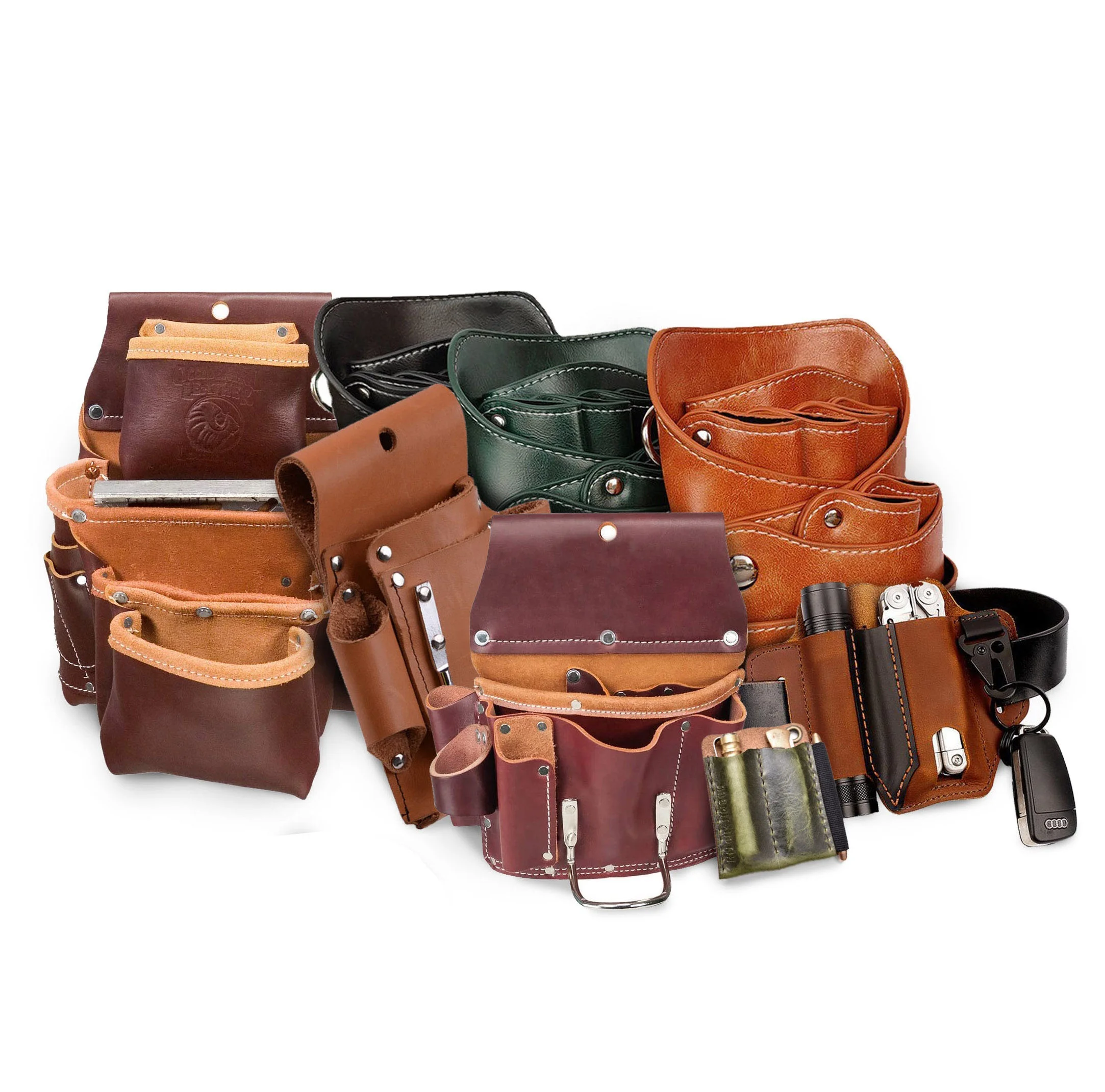 Custom Cocktail Shaker Bar Travel Leather Bartender Set Kit Roll Tool Bag Carriyng Bag