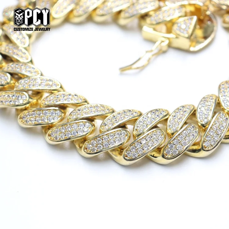 Wholesale Gold Women Cuban Link Chain Necklace Hip Hop Girls Jewelry Necklace