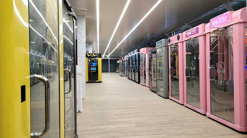 Soundproof office booth for 6 person  booth lounge equipment removable prefab houses modern as conference no glue CE