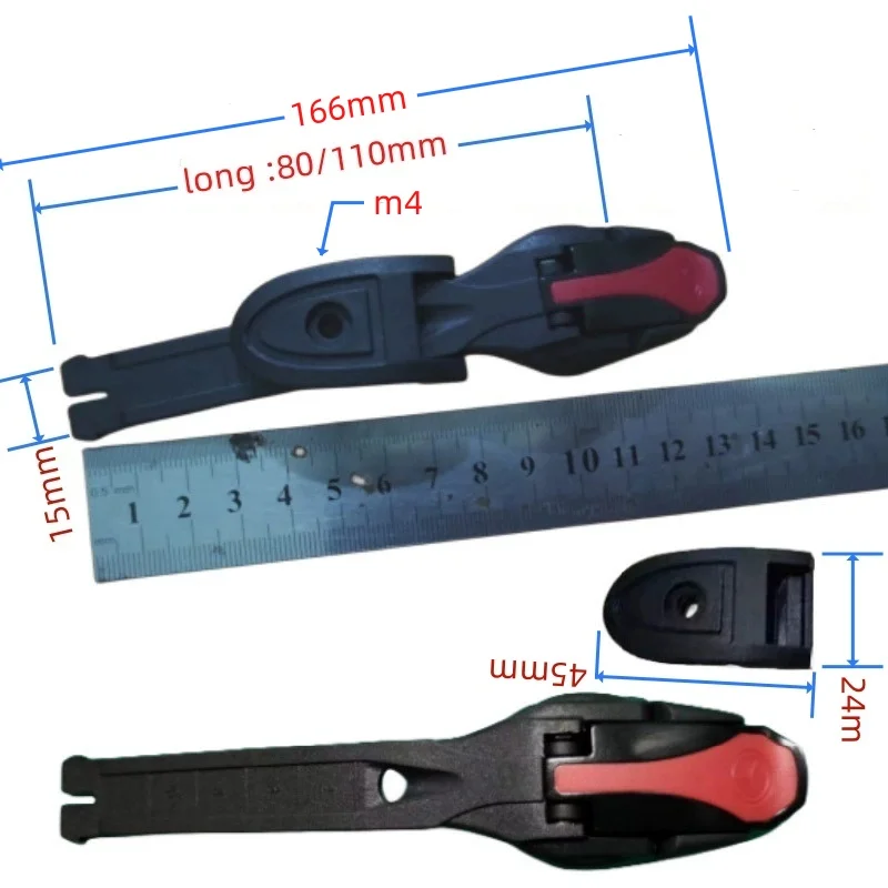 Factory customized skate accessories high-quality skate shoes universal buckle adjustable buckle