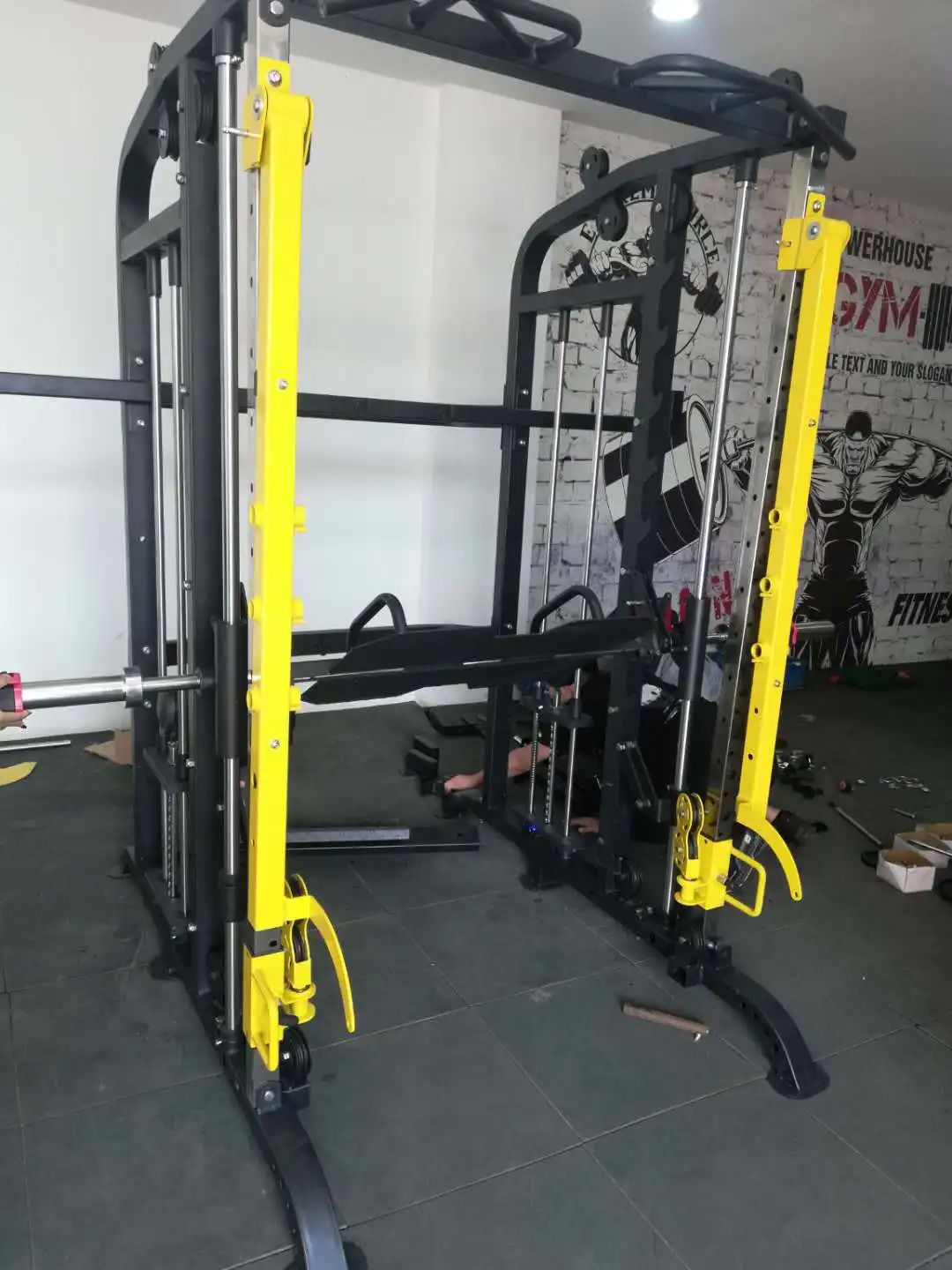 2021 new type Multi Smith  Multi Smith Machine gym equipment Squat Rack Multi functional machine Xrn1003