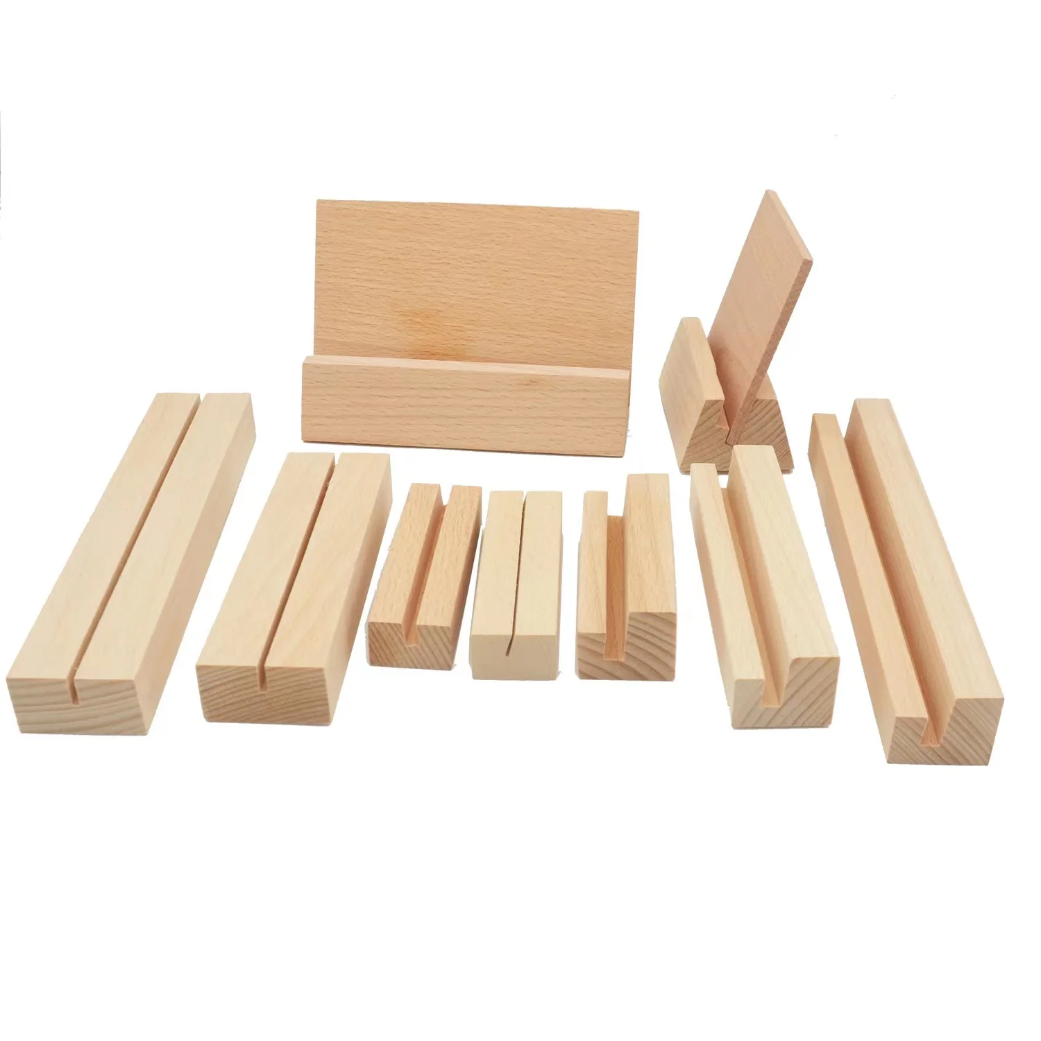 Деревянная подставка для открыток