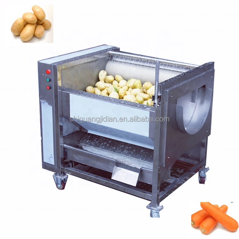 Electric potato garlic Ginger Brush Washing Peeling Polishing Cleaning cleaner Washer Peeler machine