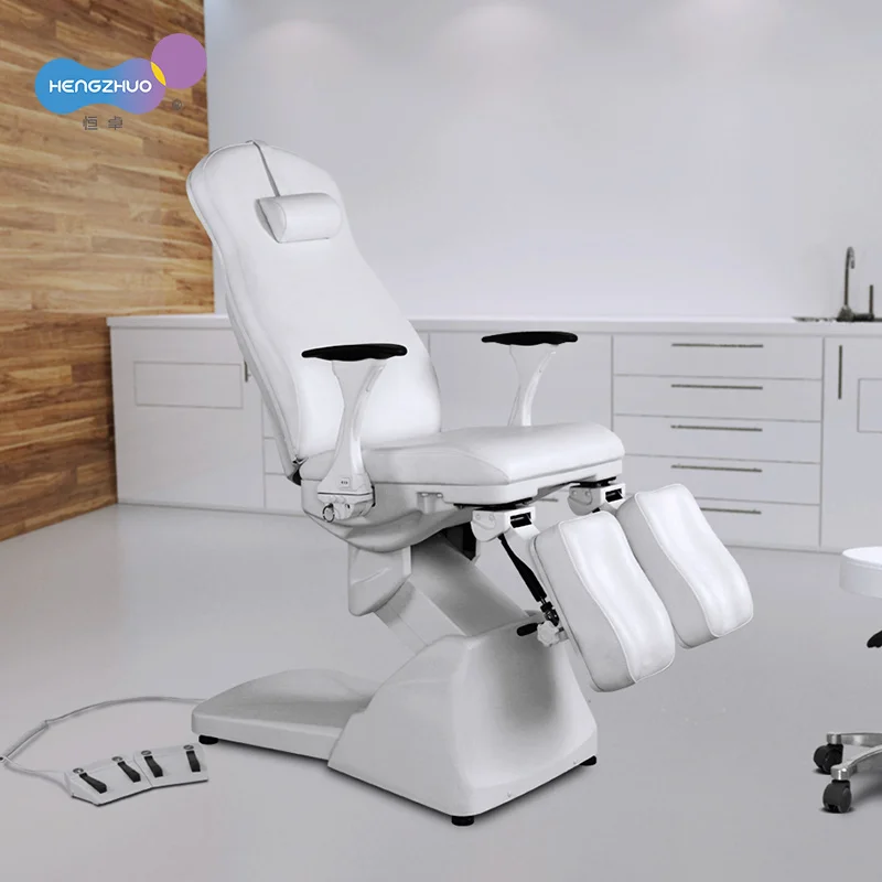 Electric Modern Luxury Tattoo Bed Beauty Salon Furniture Height Adjustable Pedicure Podiatry Chair with 3 Motors