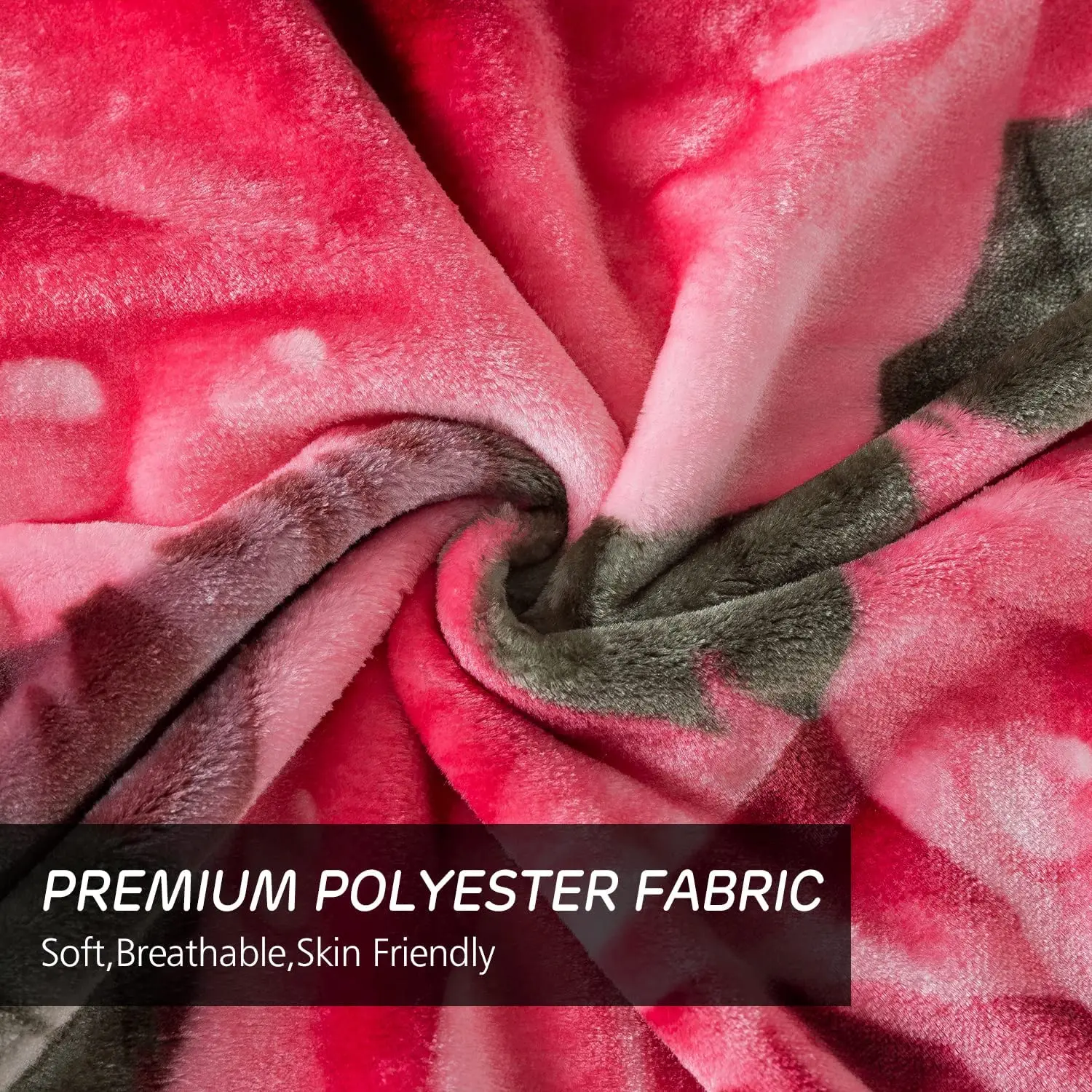 Super Soft Mink Korean Style Heavy Spain Blanket Plush Soft Warm 2 Ply Printed Raschel Bed Blanket for winter