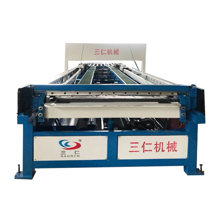 Automatic low carbon steel plate and galvanized plate rectangular pipe making machine square air duct production line 5