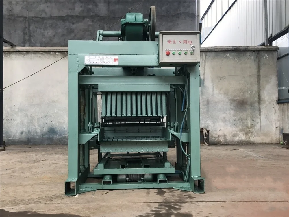 
QTJ4-40 Construction equipment autoclaved aerated concrete interlocking block machine 