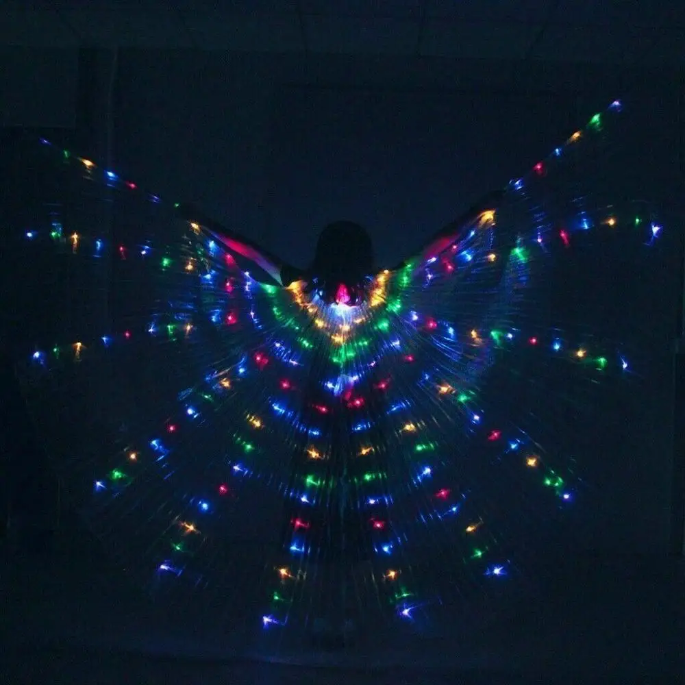 BestDance LED Isis Wings Belly Dance Costume Fairy wings Cosplay Angel Isis Wings