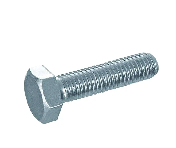 Din 933 Grade 8.8 Zinc Plated High Tensile Hexagon Head Bolt Corrosive Resistance Machine Screw