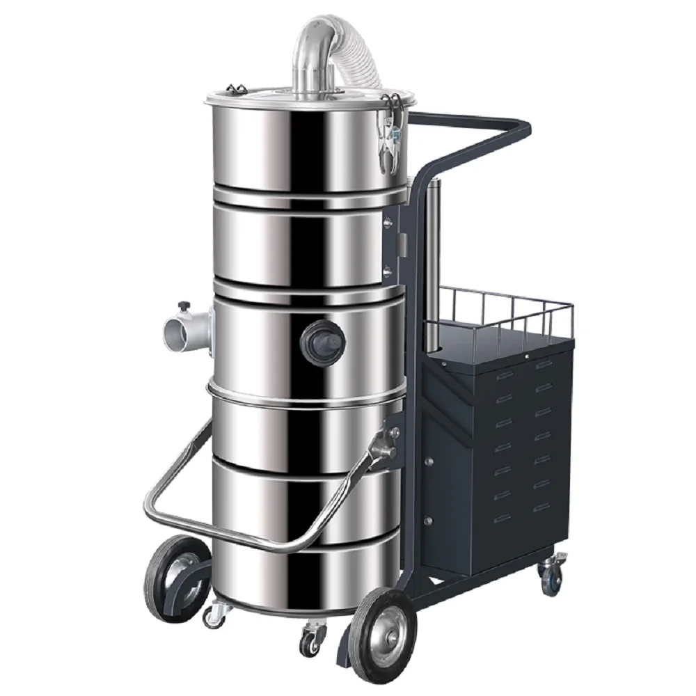 China 3 phase heavy duty industrial vacuum cleaners metal chips vacuum cleaner