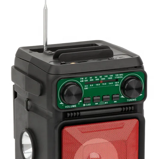 Дунгуань радио синий зуб перезаряжаемое солнечное зарядное устройство фонарик полная поддержка постоянного тока FM AM солнечный