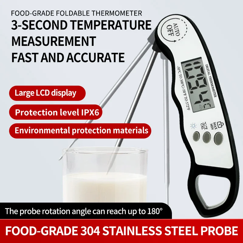 Food meat Thermometer Baking Temperature Measurement Instant Read Electronic Probe BBQ Kitchen Cooking candy grill thermometers