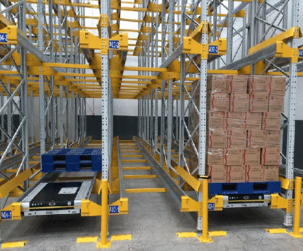 Semi-automatic shelf system four way shuttle car remote control radio shuttle shelf can be used for cold storage factory storage