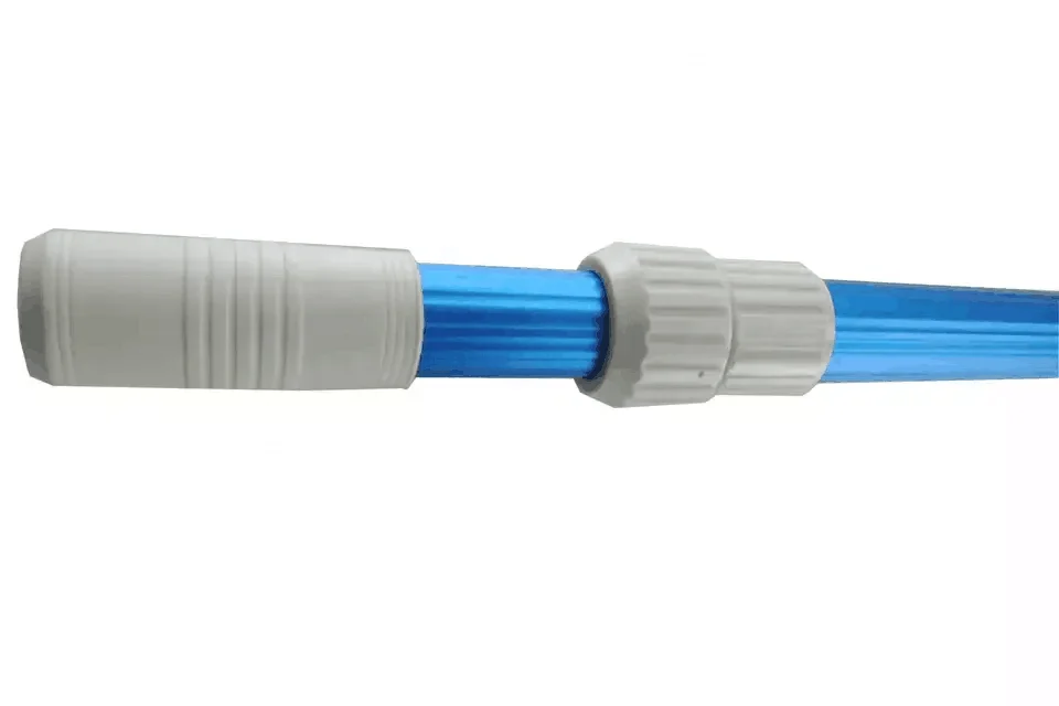 Blue color aluminium Pool telescopic pole  for swimming pool cleaning equipment