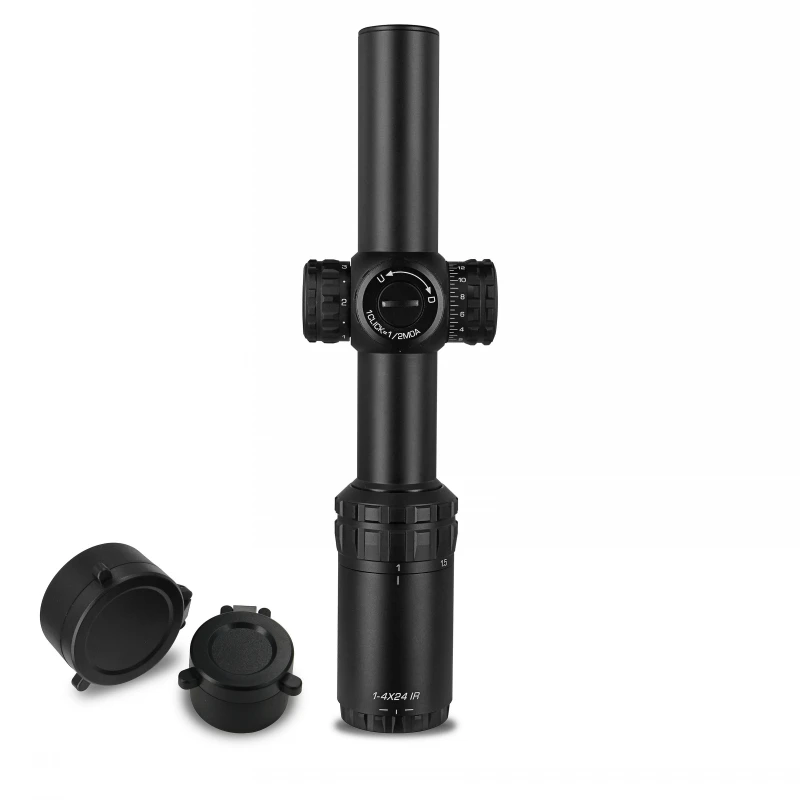 HD 1-4X24 IR LPVO компактный охотничий прицел водонепроницаемый тактический красный освещенный широкий обзор поля оптические прицелы
