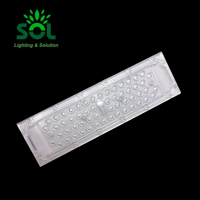 LEDs Optics lighting 138X60 Degree Transparent 56 LEDs Optical cob LED Lens