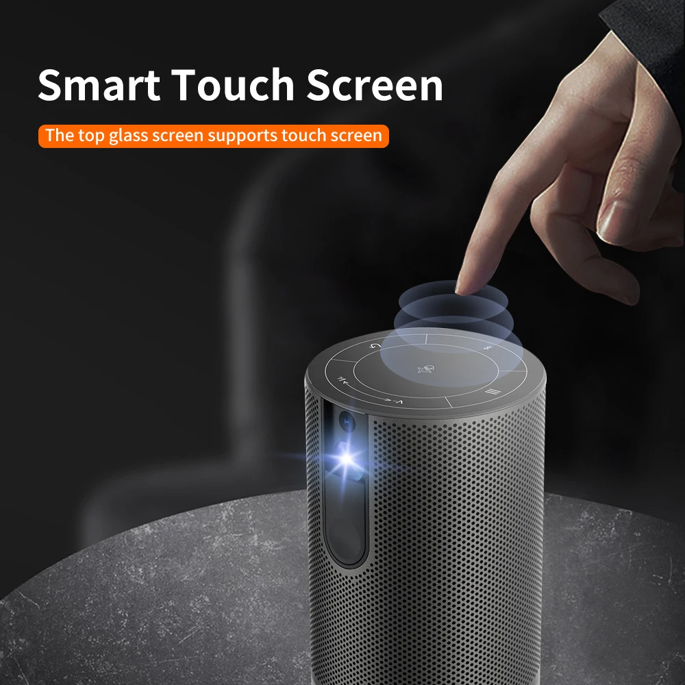 
Auto Focusing Business Education Dlp 3D HD Digital Projector Smart Mobile Phone Proyector with Internal Battery WIFI&Blutetooth 