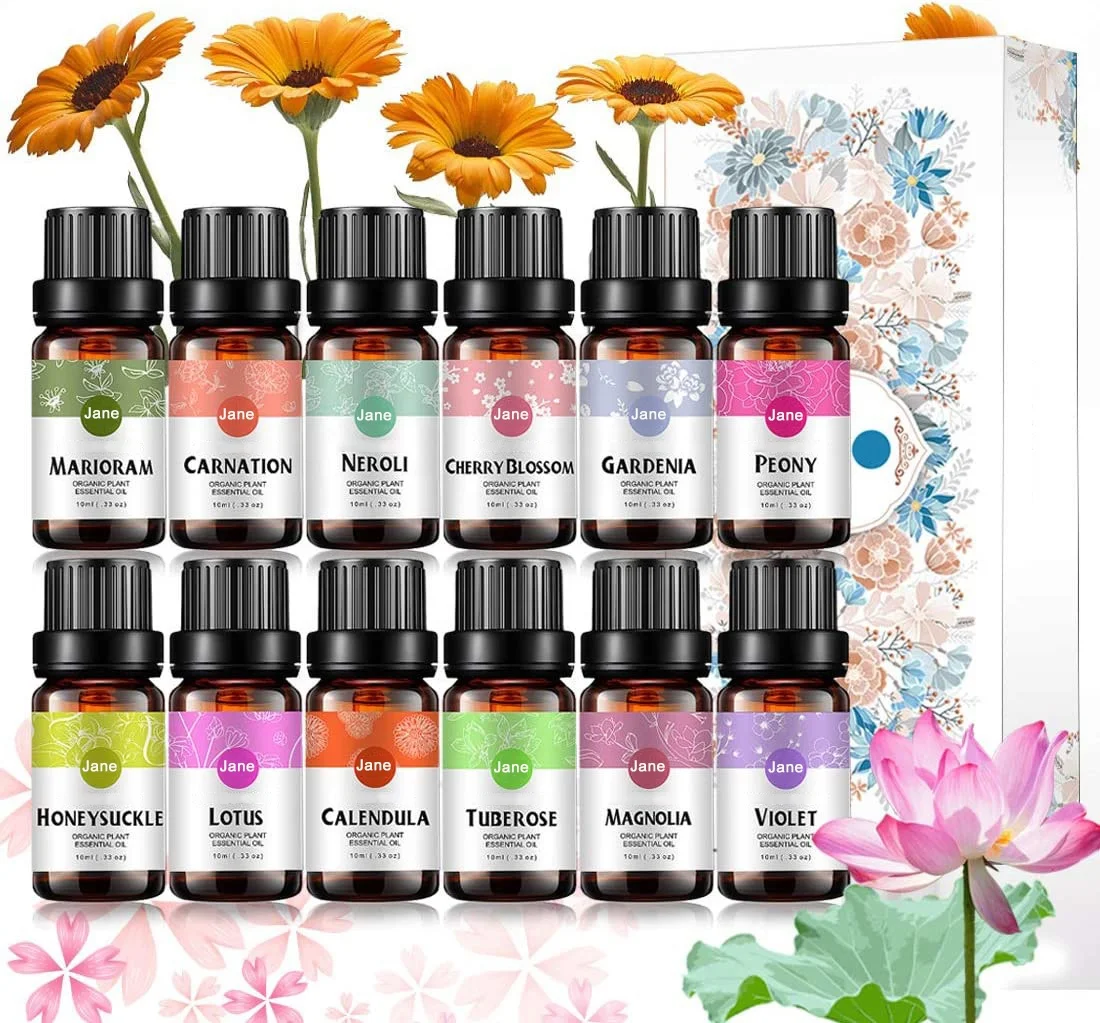 CherryBlossom Neroli фиолетовая Гвоздика пион Майоран тюбероза Календула Магнолия жимолость Гардения цветок эфирное масло