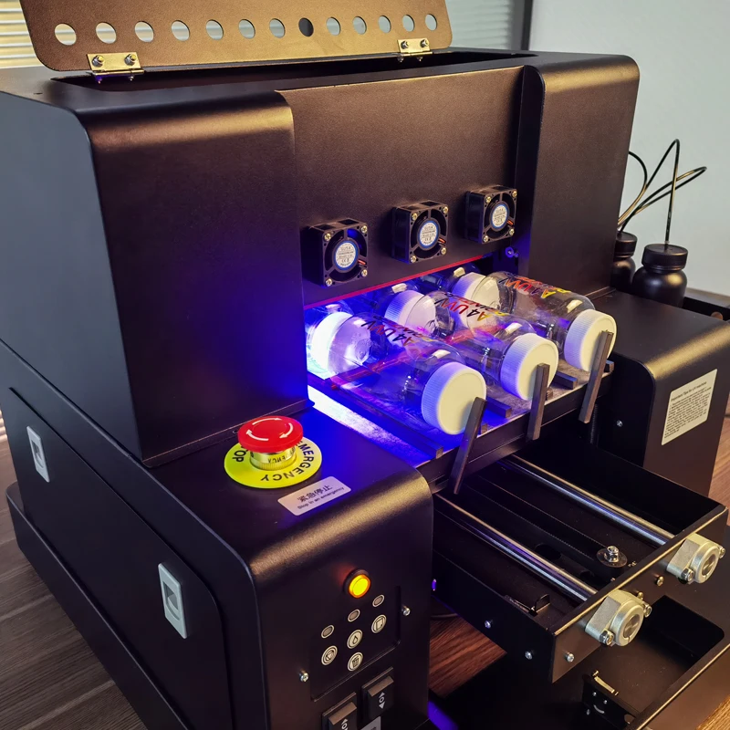 Hot Sale A4 A3 XP600 UV flatbed Printer For Mobile Phone Case A4 L805 uv dtf printers Desktop UV Sticker Printing Machine