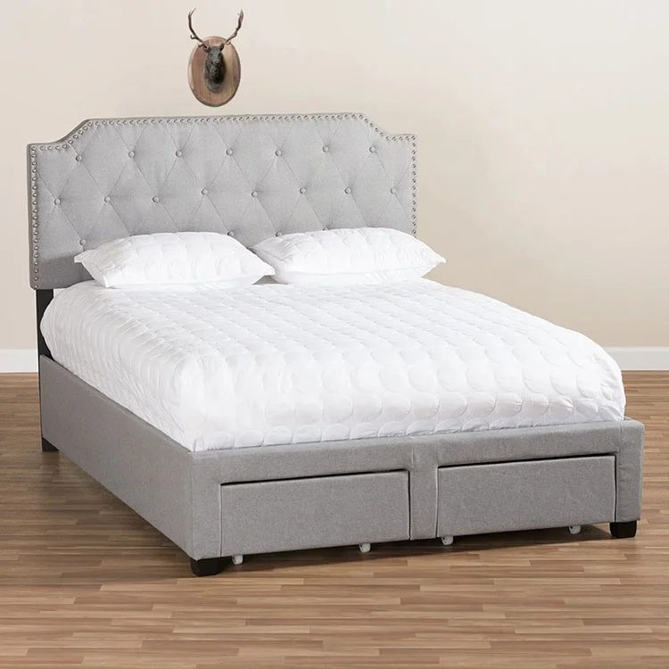 Dingzhi Good Vendor Modern Bed King Size Bett High Quality Bed Frame Bedroom LIt Velvet Cama Wood Beds