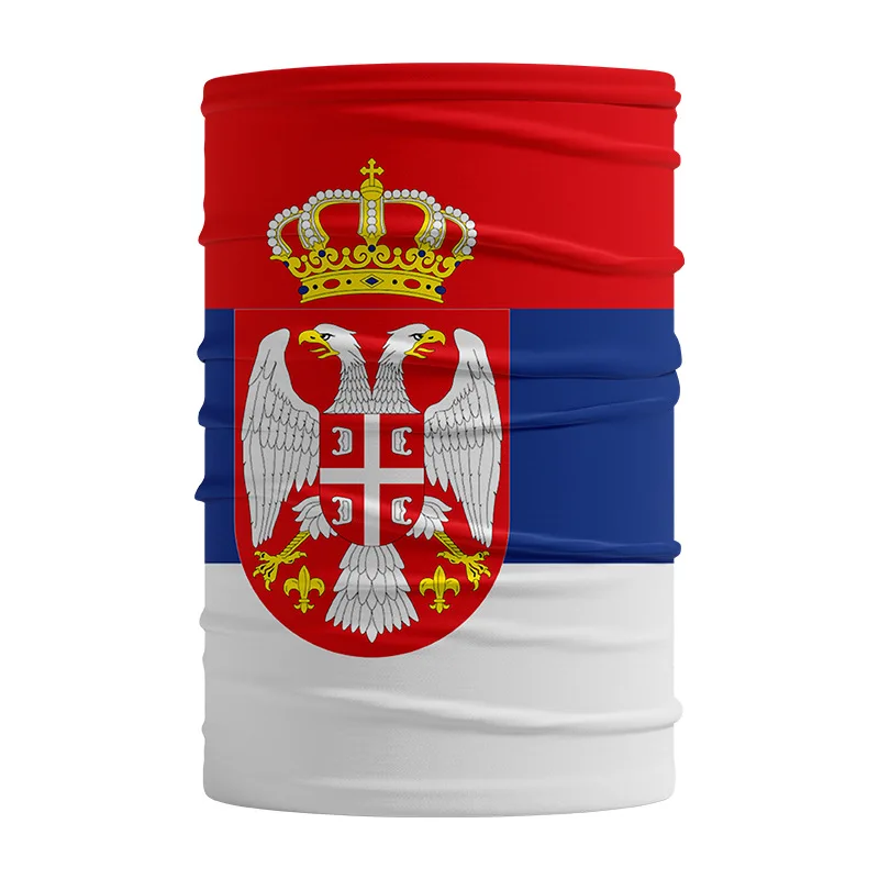 32 Countries National Flags Multifunctional Face Bandana Seamless Tube Neck Gaiter Scarf For World Cup 2022 Qatar