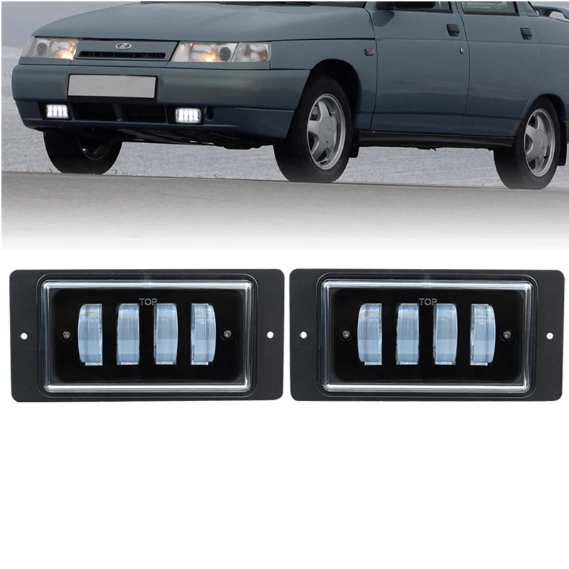 Bright  6.1inch 40W  9-32V  waterproof  LADA LED fog lamp 2110-2117 led fog lights bumper lamps kit